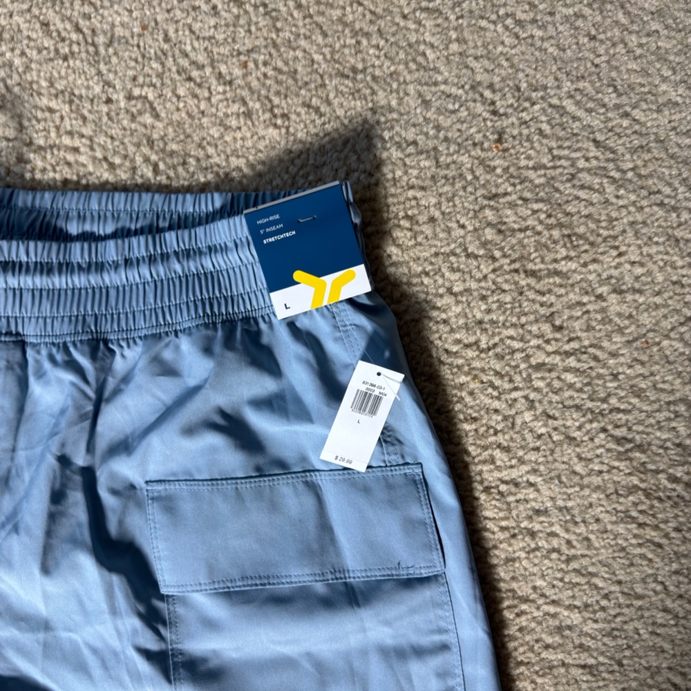Old Navy Blue Drawstring Shorts - Picture 2 of 4